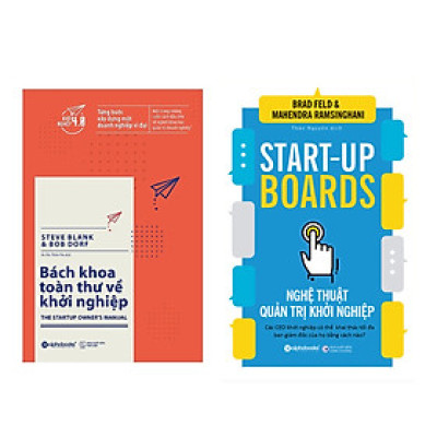 Combo Sách Kĩ Năng Kinh Doanh: Bách Khoa Toàn Thư Về Khởi Nghiệp + Nghệ Thuật Quản Trị Khởi Nghiệp 