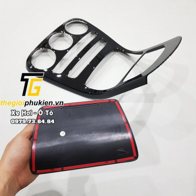 Ốp trang trí nội thất ABS cao cấp Mercedes GLC-Class (GLC200, GLC250, GLC300) đen bóng