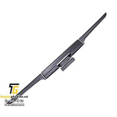 Ốp trang trí tay mở cốp sau Mitsubishi Triton 2019 nhựa ABS đen