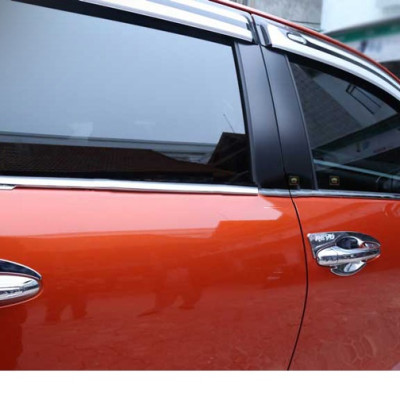 Bộ nẹp viền chân kính INOX dành cho xe Toyota Hilux Revo
