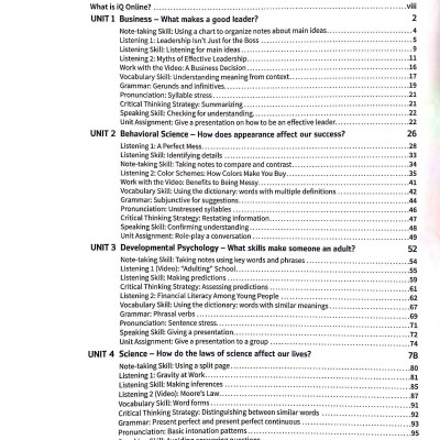 Q: Skills For Success: Level 4: Listening And Speaking Student Book With iQ Online Practice - 3rd Edition