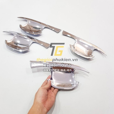 Bộ ốp hõm cửa xe KIA Sorento 2021 mạ Crom