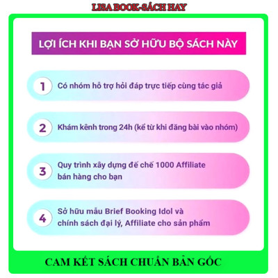 Sách COMBO LẬP NGHIỆP 1000 Affiliate và Từ điển Xây Kênh Tiktok tác giả Cấn Mạnh Linh- Sách chính hãng