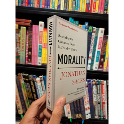 Sách - Morality by Jonathan Sacks -  Philosophy/Nonfiction in English