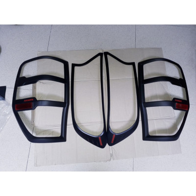 Ốp viền đèn pha, hậu xe Ford Ranger 2015 2016- 2017 2018 2019 2020 2021 nhựa đen cao cấp