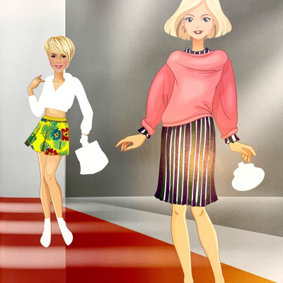 Sticker Fashion - Dán Hình Thời Trang - Tập 4