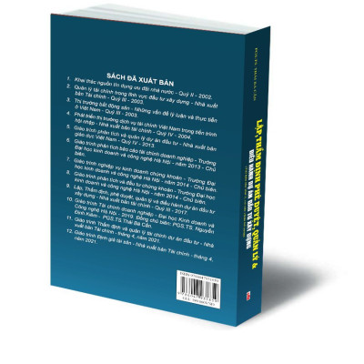 Lập, thẩm định phê duyệt, quản lý & điều hành dự án đầu tư xây dựng (Tái bản lần thứ 1, có sửa chữa bổ sung)