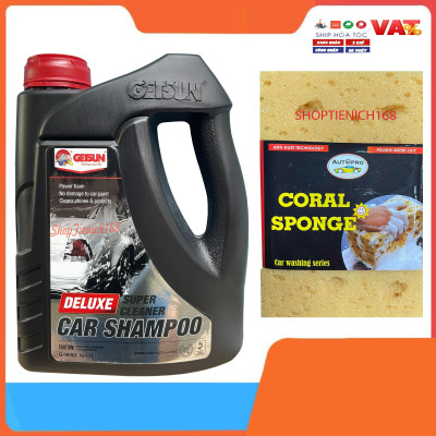 Nước rửa xe máy ô tô cao cấp DELUXE Getsun 2L 