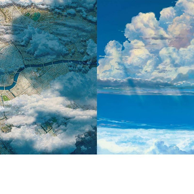 SHINKAI MAKOTO KANTOKU SAKUHIN TENKI NO KO BIJUTSU GASHUU