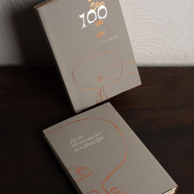 Hoàng Cầm 100 bài - BẢN ĐẶC BIỆT (Bìa cứng giấy kraf, tranh minh hoạ phụ bản màu)