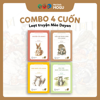 Truyện Ehon bé 3-4-5 tuổi - Bộ Dayan 4 cuốn