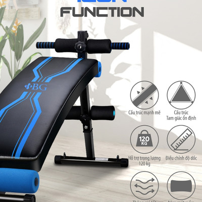 Ghế Tập Bụng Cong Muse BG SU-160A (hàng nhập khẩu)