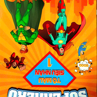 Combo Bộ Superhero - Tô Màu Siêu Nhân (Bộ 6 Cuốn)