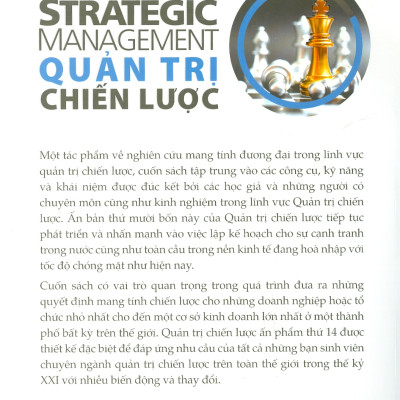 STRATEGIC MANAGEMENT - QUẢN TRỊ CHIẾN LƯỢC (Sách bản quyền Nxb Mc Graw Hill)