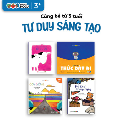 Truyện Ehon bé 3-4-5 tuổi - Bộ 4 cuốn Tư duy sáng tạo