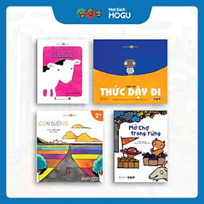 Truyện Ehon bé 3-4-5 tuổi - Bộ 4 cuốn Tư duy sáng tạo