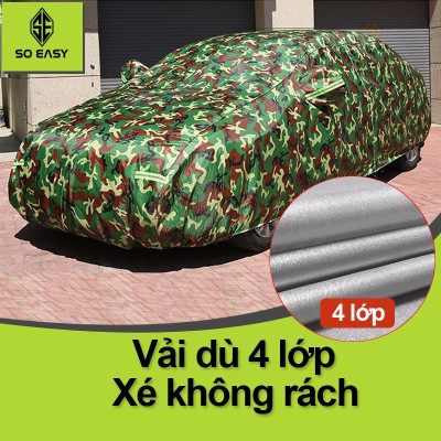 [TOYOTA INNOVA] Bạt phủ xe ô tô 3 lớp thông minh, chất liệu vải dù oxford cao cấp, áo trùm bảo vệ xe 7 chỗ innova 