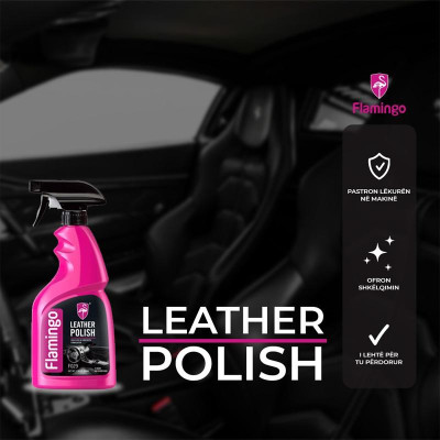 Chai dưỡng nội thất đồ da nội thất xe hơi Flamingo F029 hàng nhập khẩu | Phụ kiện xe hơi Trendy Car