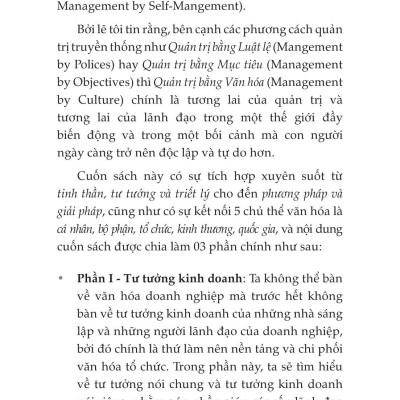Quản Trị Bằng Văn Hóa - Cách Thức Kiến Tạo Và Tái Tạo Văn Hóa Tổ Chức