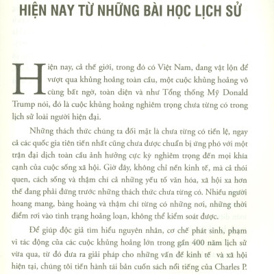 Hoảng Loạn, Hỗn Loạn Và Cuồng Loạn - Gần 400 Năm Lịch Sử Các Cuộc Khủng Hoảng Tài Chính