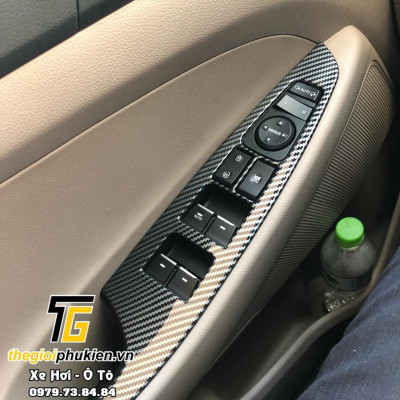 Ốp nội thất vân Carbon cho Hyundai Tucson Cao cấp