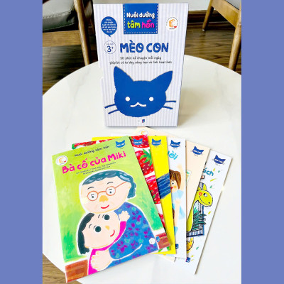 Sách - Nuôi Dưỡng Tâm Hồn - Bộ Mèo Con 6 cuốn - Dành cho trẻ từ 3 tuổi - Puma Books
