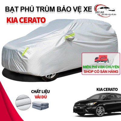 [KIA CERATO] Bạt phủ trùm xe ô tô Kia Cerato , bạt vải dù Oxford đậy bao trùm xe oto 5 chỗ , áo trùm bảo vệ xe hơi