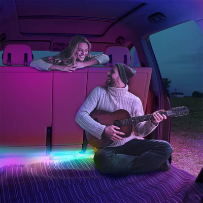 Dây Đèn LED trang trí nội thất ô tô Govee RGBIC Interior Car Lights H7090 | Điều khiển qua App và Remote, nháy theo nhạc