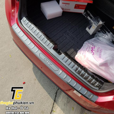 Bộ sản phẩm ỐP BẬC CỐP VÀ BẬC CỬA vân Carbon xe Honda City 2021