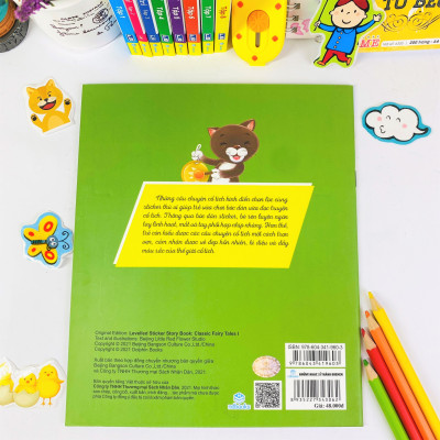 Truyện Tranh - Bộ 8 cuốn Truyện Cổ Tích Kinh Điển Stickers - Ndbooks