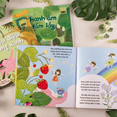 Combo Sách Kể Chuyện Âm Nhạc - Bộ "MỘT CHUYẾN RONG CHƠI" (Kèm Quà Tặng và App Cảm thụ âm nhạc CreMusic) - Sách Thơ & Âm Nhạc Cho Bé Mầm Non 0-3 4-5-6 Tuổi
