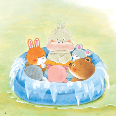 Sách - Dtpbooks - Đi biển thật vui! - Sách tranh ehon Gấu con Kuma - Những chuyện nhỏ hàng ngày