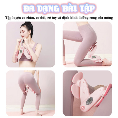 Máy tập cơ chân, cơ đùi Nikio NK-06C - Tích hợp bộ đếm thông minh
