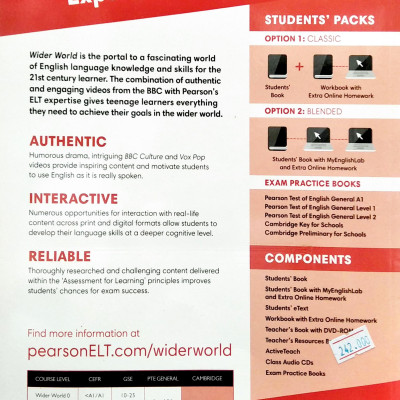 Wider World 4 Students