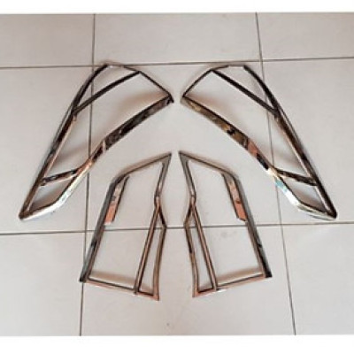 BỘ VIỀN ĐÈN SAU MẠ CROM DÀNH CHO XE HONDA CITY 2018-2019