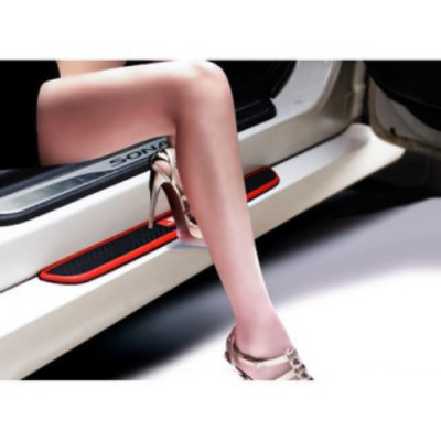 Bộ Nẹp Cao Su bước chân SPORT , Nẹp Cao Su chống chầy ô tô logo SPORT