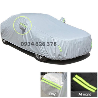 Bạt phủ xe ô tô Peugeot 2008 3 lớp tráng bạc thông minh, chất liệu vải dù oxford cao cấp, áo chùm bảo vệ xe 4,5,7 chỗ