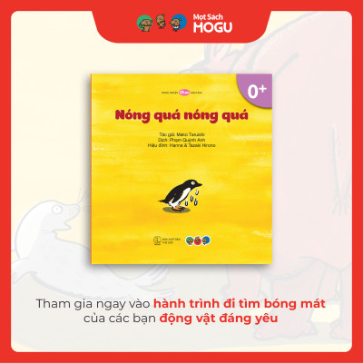 Truyện Ehon bé 1-2-3 tuổi - Nóng quá, nóng quá