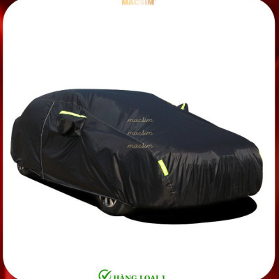 Bạt phủ ô tô Volkswagen Teramont nhãn hiệu Macsim sử dụng trong nhà và ngoài trời chất liệu Polyester - màu đen