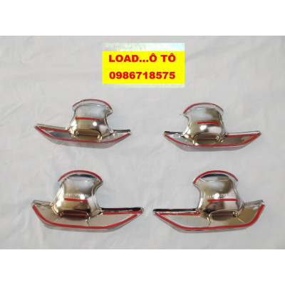 Ốp Hõm Cửa Xe Toyota AVANZA 2022-23 Mẫu Nhựa ABS Mạ Crom Sáng Bóng