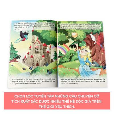 Sách- Truyện cổ tích thế giới song ngữ Việt Anh chọn lọc cho bé (Bộ 10 cuốn)