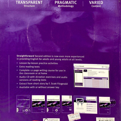 Straightforward Second Edition Workbook (+ Key) + CD Advanced Level