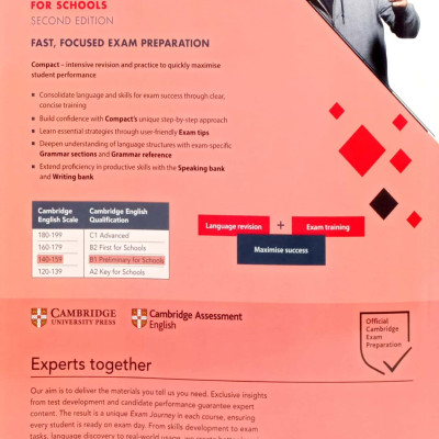 Compact Preliminary For Schools For The Revised Exam From 2020 - Workbook Without Answers With Audio Download