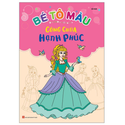 Túi Bé Tô Màu Công Chúa ( 6 Cuốn ) - Bản Quyền