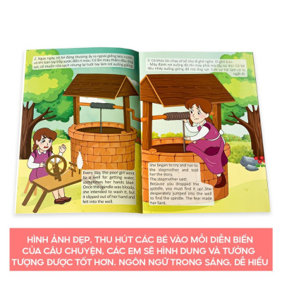 Sách- Truyện cổ tích thế giới song ngữ Việt Anh chọn lọc cho bé (Bộ 10 cuốn)