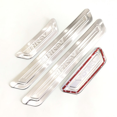 Bộ Ốp bậc, Nẹp bước chân INOX dành cho xe Honda HRV, HR-V