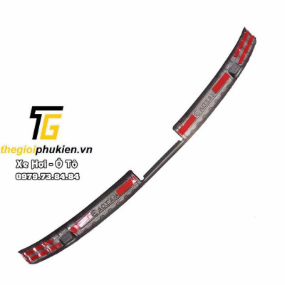 COMBO Nẹp bước chân và ốp chống trầy cốp Mazda 3 2020 vân Carbon