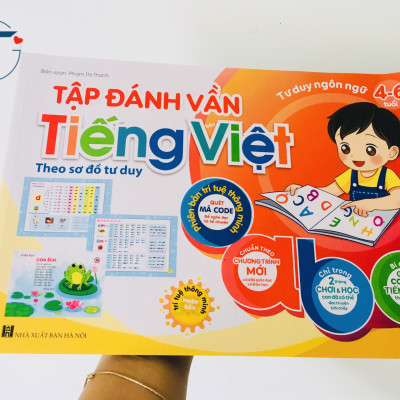 Sách- Tập đánh vần Tiếng Việt dành cho trẻ 4-6 tuổi phát triển tư duy Ngôn Ngữ (Phiên bản trí tuệ Thông Minh mới 2025)