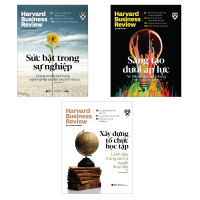 Harvard Business Review Phát Triển Sự Nghiệp : Xây dựng tổ chức học tập + Sáng tạo dưới áp lực + Sức bật trong sự nghiệp
