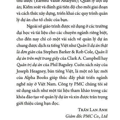 Bộ Sách Bách Khoa Toàn Thư Về Quản Lý Dự Án - Chỉ Dẫn Bạn Mọi Thứ Về Quản Lý Dự Án ( Quản Trị Dự Án - Những Nguyên Tắc Căn Bản + Checklist Thông Minh Cho Mọi Dự Án + Tất Tần Tật Về Quản Lý Dự Án ) tặng kèm bookmark Sáng Tạo